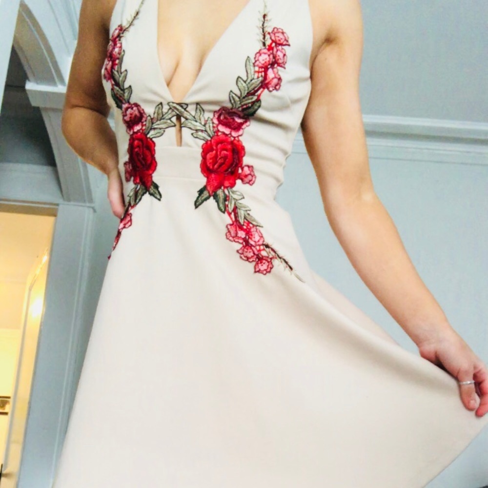 Flowy floral dress